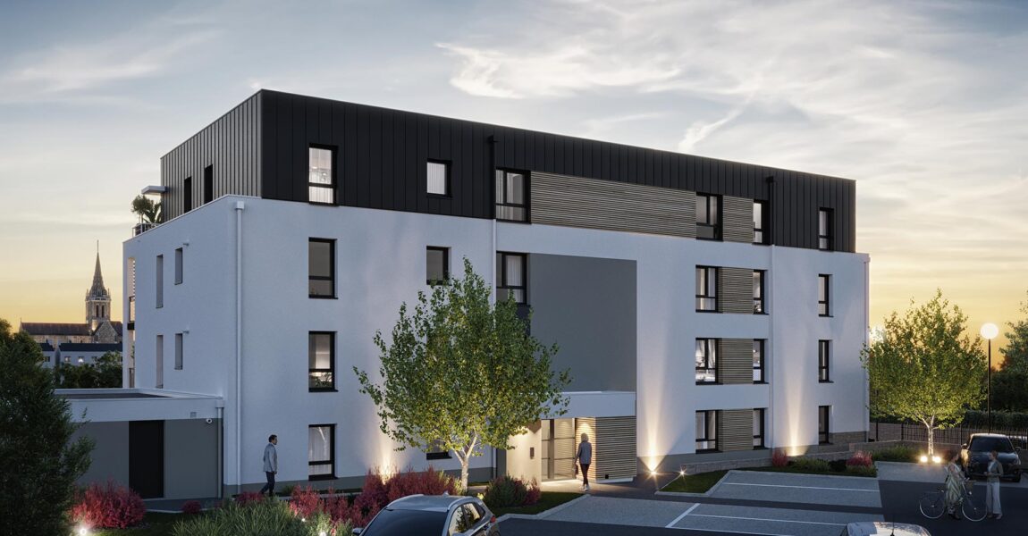 Façade Avant Appartements Neufs Lannilis