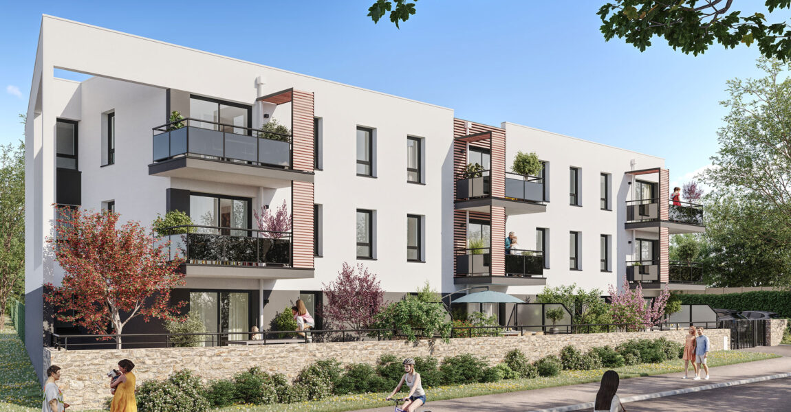 Façade Avant Appartements Neufs Guilers