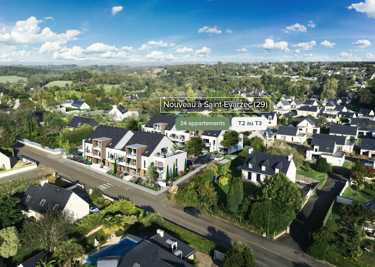 Appartements À Vendre Neufs Saint Evarzec
