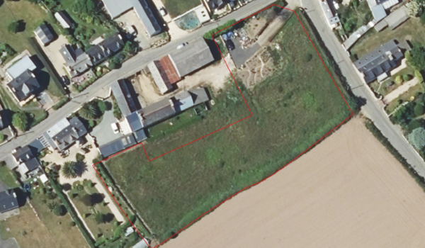 Plan du lotissement Rue de Kerlégan à Paimpol : terrains à bâtir disponibles à la vente